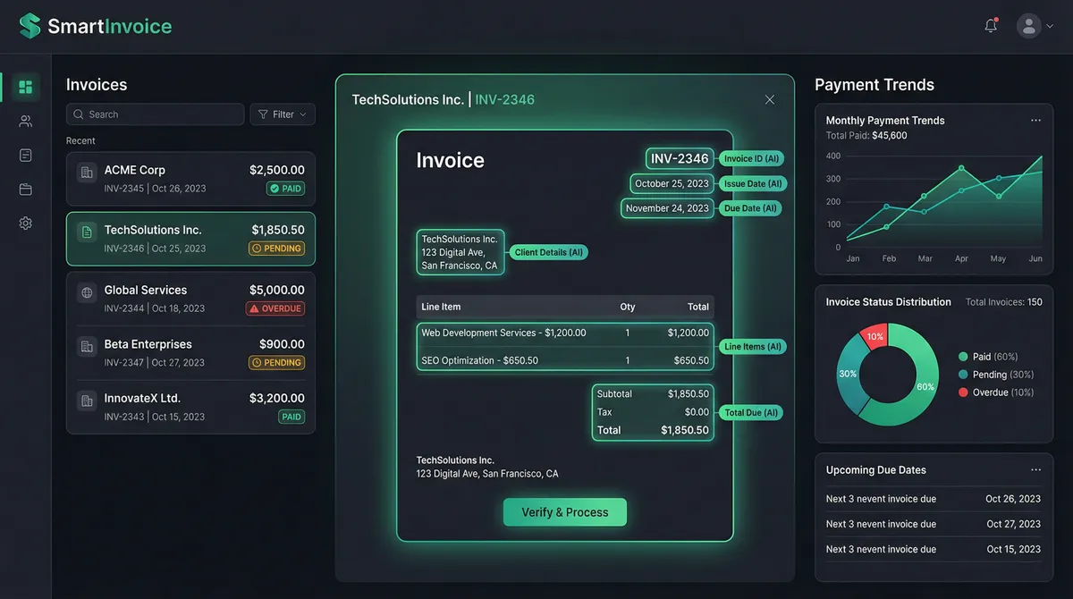 SmartInvoice.finance interface